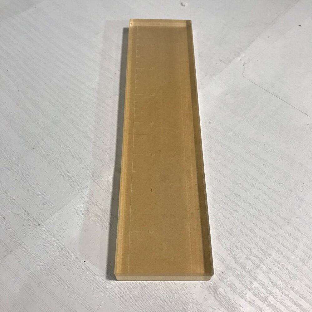 2 X 8 Inch Ruler Acrylic Block For Scrapbooks & More - Picture 4 of 4